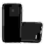 Cadorabo Schutzhülle für LG K4 2017 Hülle in Schwarz Handyhülle TPU Silikon Etui Cover Case