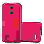 Cadorabo Schutzhülle für LG K8 2017 Hülle in Rot Handyhülle TPU Silikon Etui Cover Case