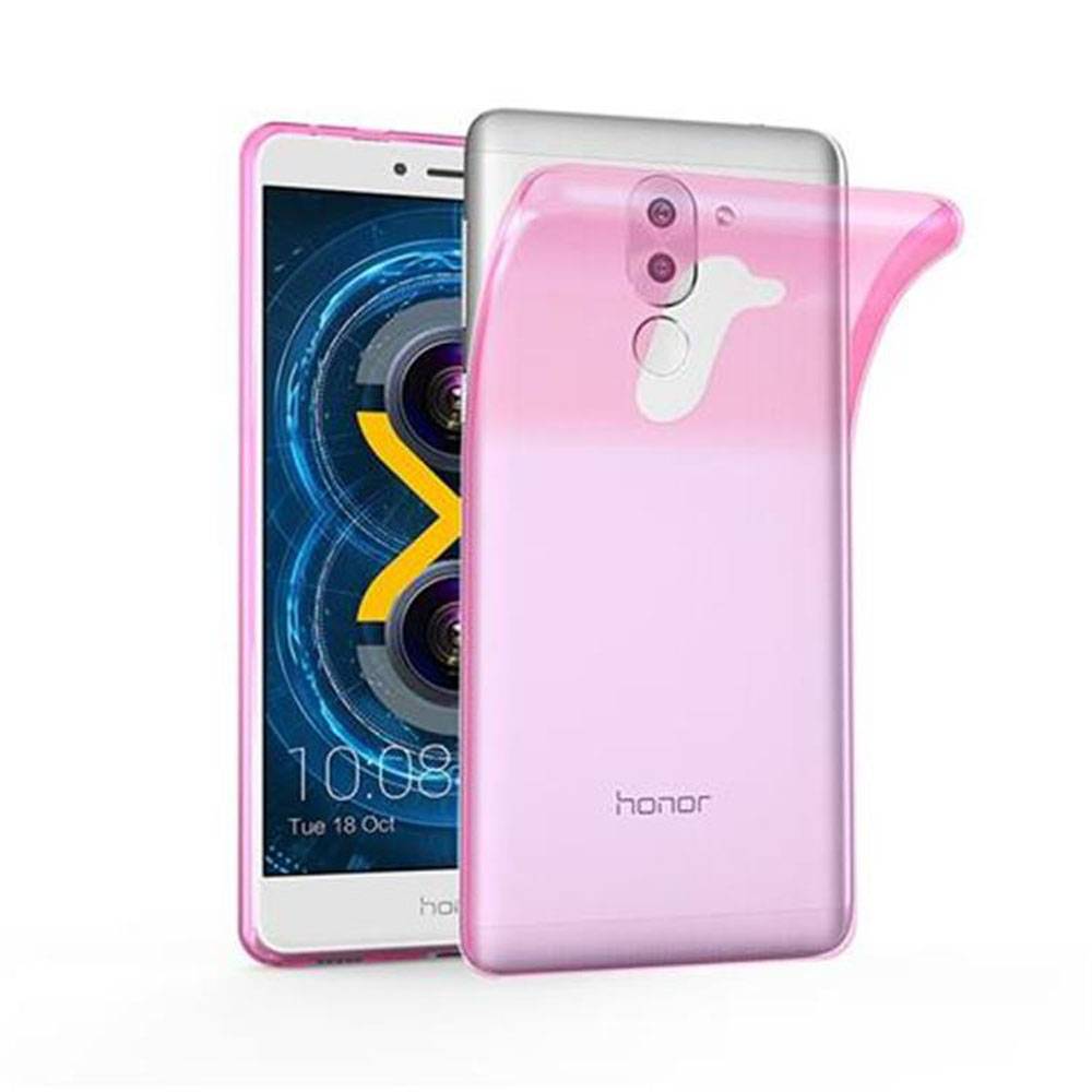 Cadorabo Hülle für Huawei MATE 9 LITE / GR5 2017 / Honor 6X Schutz Hülle in Pink Schutzhülle TPU Silikon Cover Etui Case