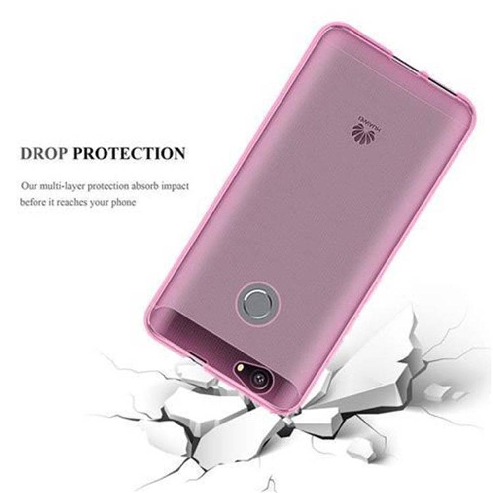 Cadorabo Hülle für Huawei NOVA Schutz Hülle in Pink Schutzhülle TPU Silikon Cover Etui Case