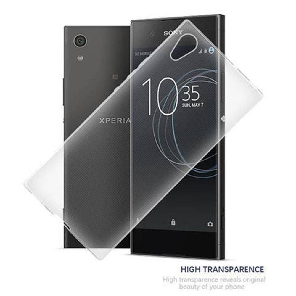 Cadorabo Hülle für Sony Xperia XA1 ULTRA Schutz Hülle in Transparent Schutzhülle TPU Silikon Cover Etui Case