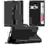 Cadorabo Hülle für Sony Xperia XA1 ULTRA Schutz Hülle in Schwarz Handyhülle Etui Case Cover Magnetverschluss
