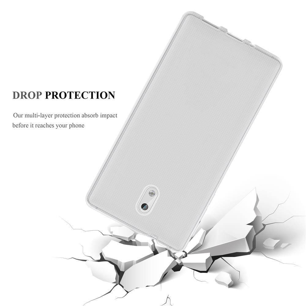 Cadorabo Hülle für Samsung Galaxy J5 2017 Schutz Hülle in Transparent Schutzhülle TPU Silikon Cover Etui Case