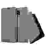 Cadorabo Hülle für Samsung Galaxy J3 2017 Schutz Hülle in Braun Handyhülle Etui Case Cover Magnetverschluss