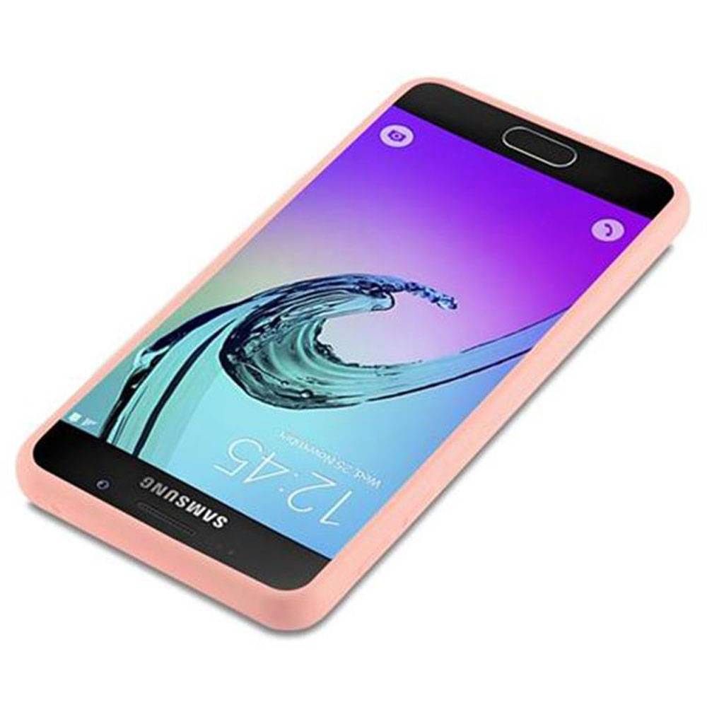 Cadorabo Hülle für Samsung Galaxy A5 2016 Schutzhülle in Rosa Handyhülle TPU Silikon Etui Case Cover