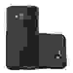 Cadorabo Schutzhülle für Samsung Galaxy J3 2016 Hülle in Schwarz Handyhülle TPU Silikon Etui Cover Case