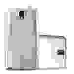 Cadorabo Schutzhülle für Samsung Galaxy NOTE 3 Hülle in Silber Handyhülle TPU Silikon Etui Cover Case