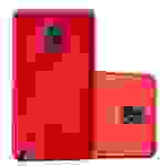 Cadorabo Schutzhülle für Samsung Galaxy NOTE EDGE Hülle in Rot Handyhülle TPU Silikon Etui Cover Case