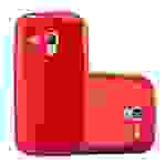Cadorabo Schutzhülle für Samsung Galaxy S3 MINI Hülle in Rot Handyhülle TPU Silikon Etui Cover Case