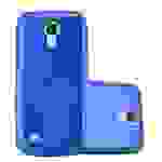 Cadorabo Schutzhülle für Samsung Galaxy S4 Hülle in Blau Handyhülle TPU Silikon Etui Cover Case