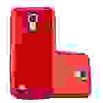Cadorabo Schutzhülle für Samsung Galaxy S4 MINI Hülle in Rot Handyhülle TPU Silikon Etui Cover Case