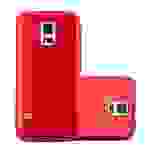 Cadorabo Schutzhülle für Samsung Galaxy S5 / S5 NEO Hülle in Rot Handyhülle TPU Silikon Etui Cover Case
