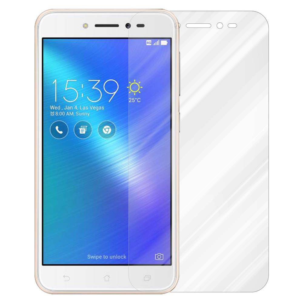 Cadorabo Panzer Folie für Asus ZenFone LIVE Schutzfolie in Transparent Gehärtetes Tempered Display-Schutzglas