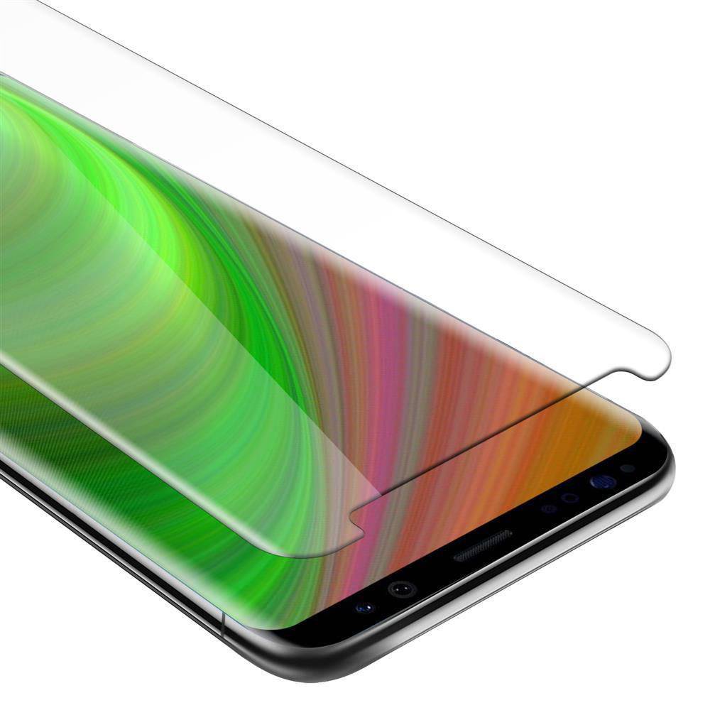 Cadorabo Panzer Folie für Samsung Galaxy S8 PLUS Schutzfolie in Transparent Gehärtetes Tempered Display-Schutzglas