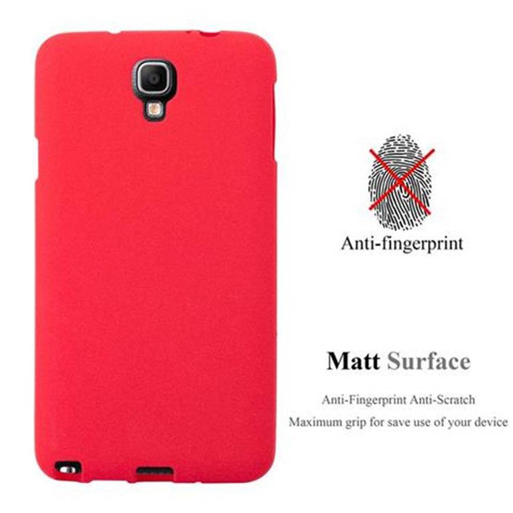 Cadorabo Schutzhülle für Samsung Galaxy NOTE 3 NEO Hülle in Rot Handyhülle TPU Etui Cover Case