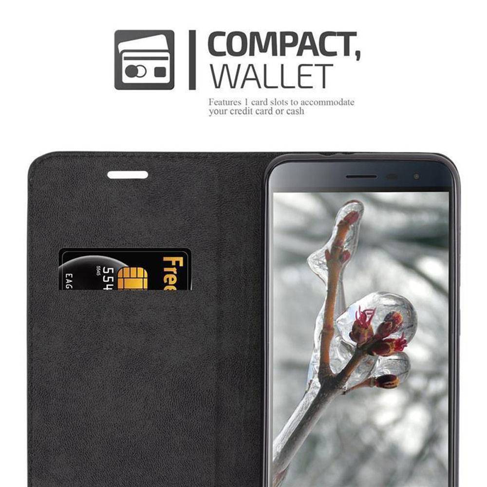 Cadorabo Hülle für Asus ZenFone 3 (5.5 Zoll) Schutz Hülle in Rot Handyhülle Etui Case Cover Magnetverschluss