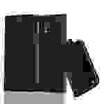 Cadorabo Hülle für Samsung Galaxy S4 ACTIVE Schutz Hülle in Schwarz Handyhülle Etui Case Cover Magnetverschluss