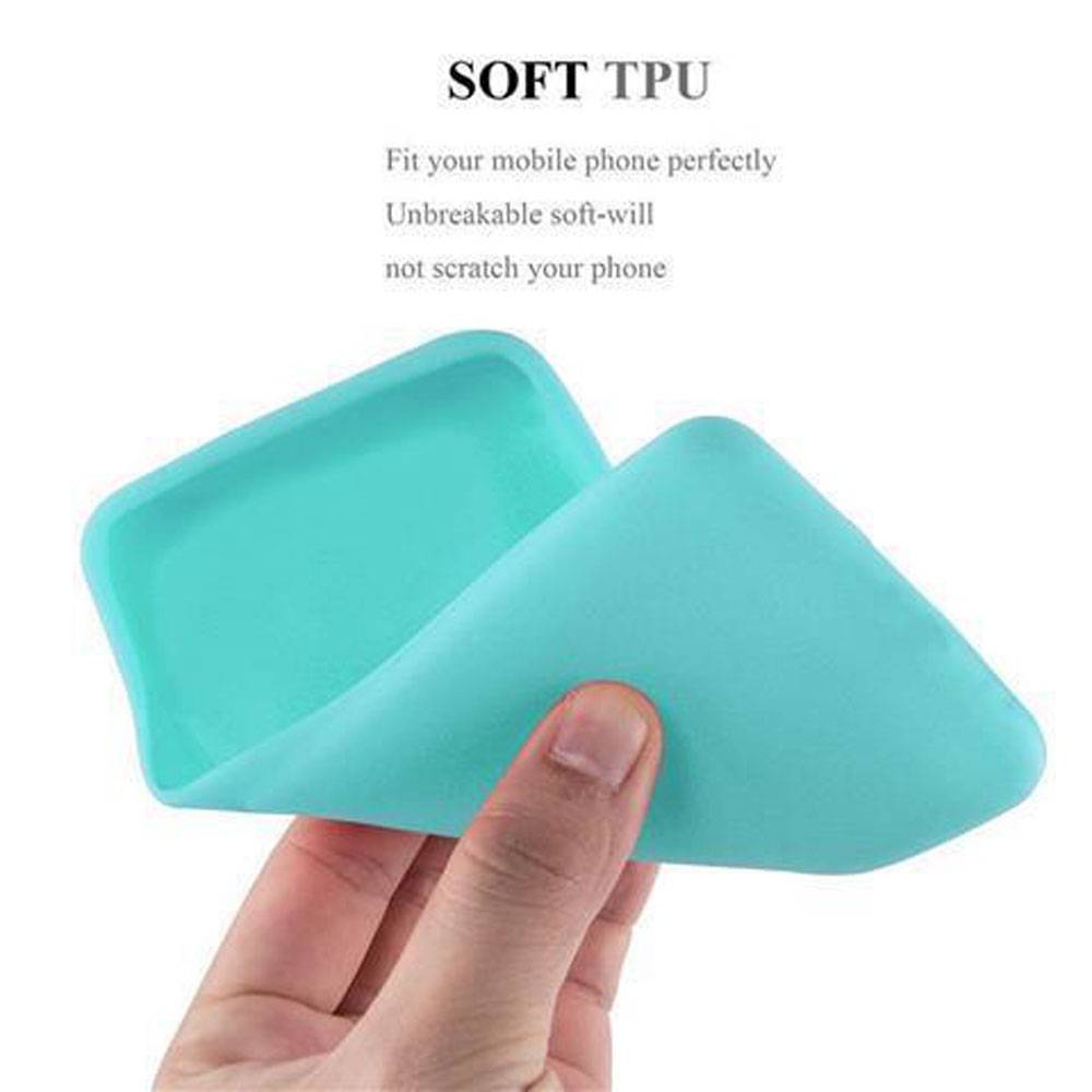 Cadorabo Hülle für Samsung Galaxy J3 2017 Schutzhülle in Blau Handyhülle TPU Silikon Etui Case Cover