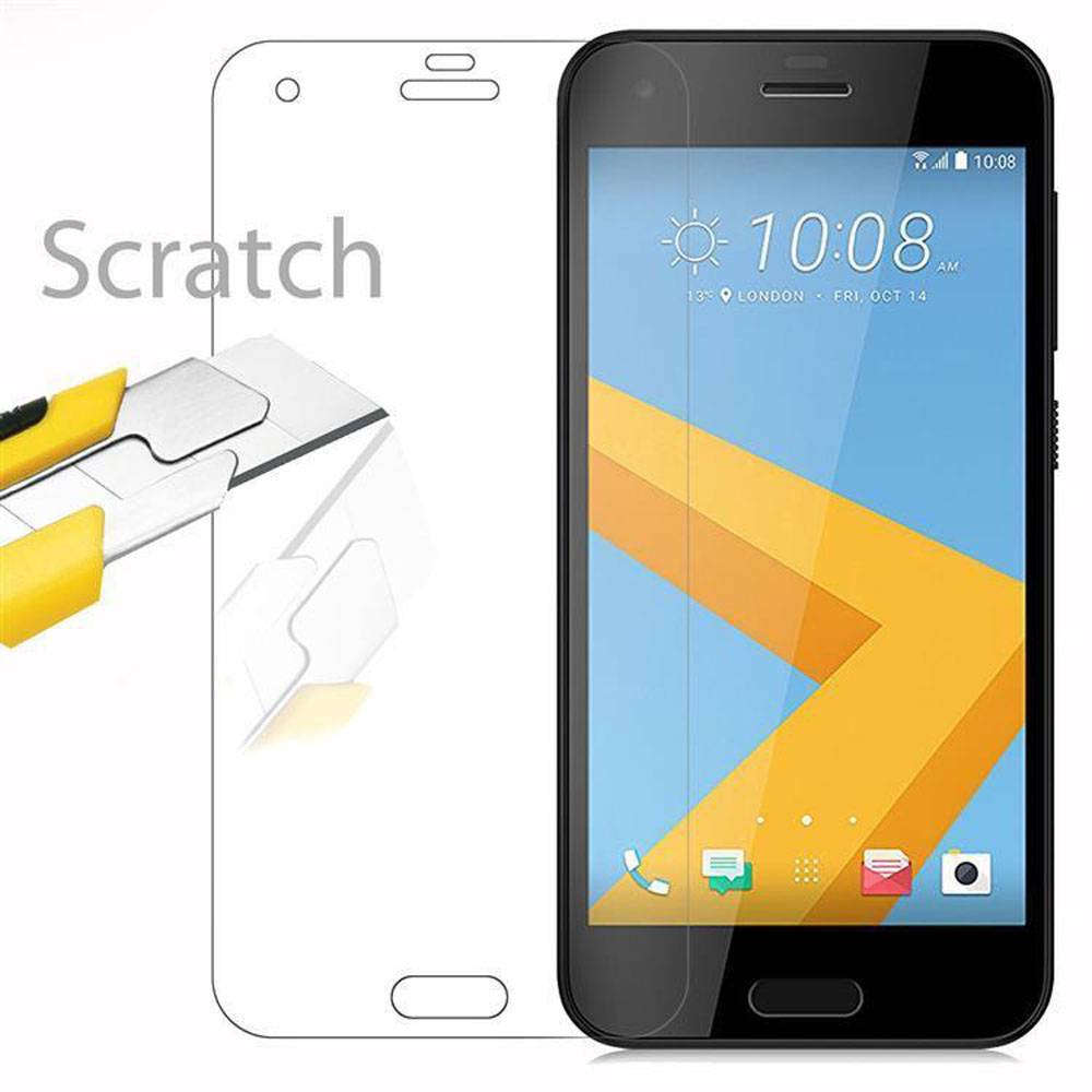 Cadorabo Panzer Folie für HTC ONE A9S Schutzfolie in Transparent Gehärtetes Tempered Display-Schutzglas