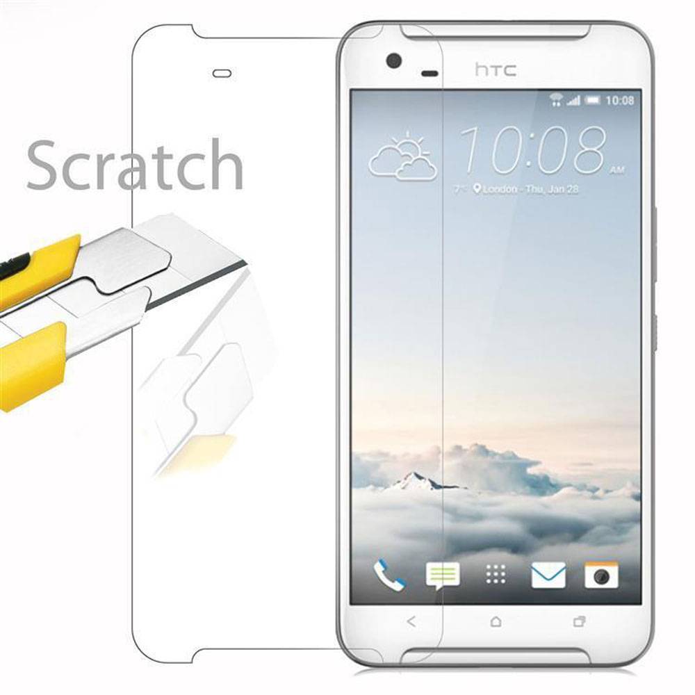 Cadorabo Panzer Folie für HTC ONE X9 Schutzfolie in Transparent Gehärtetes Tempered Display-Schutzglas