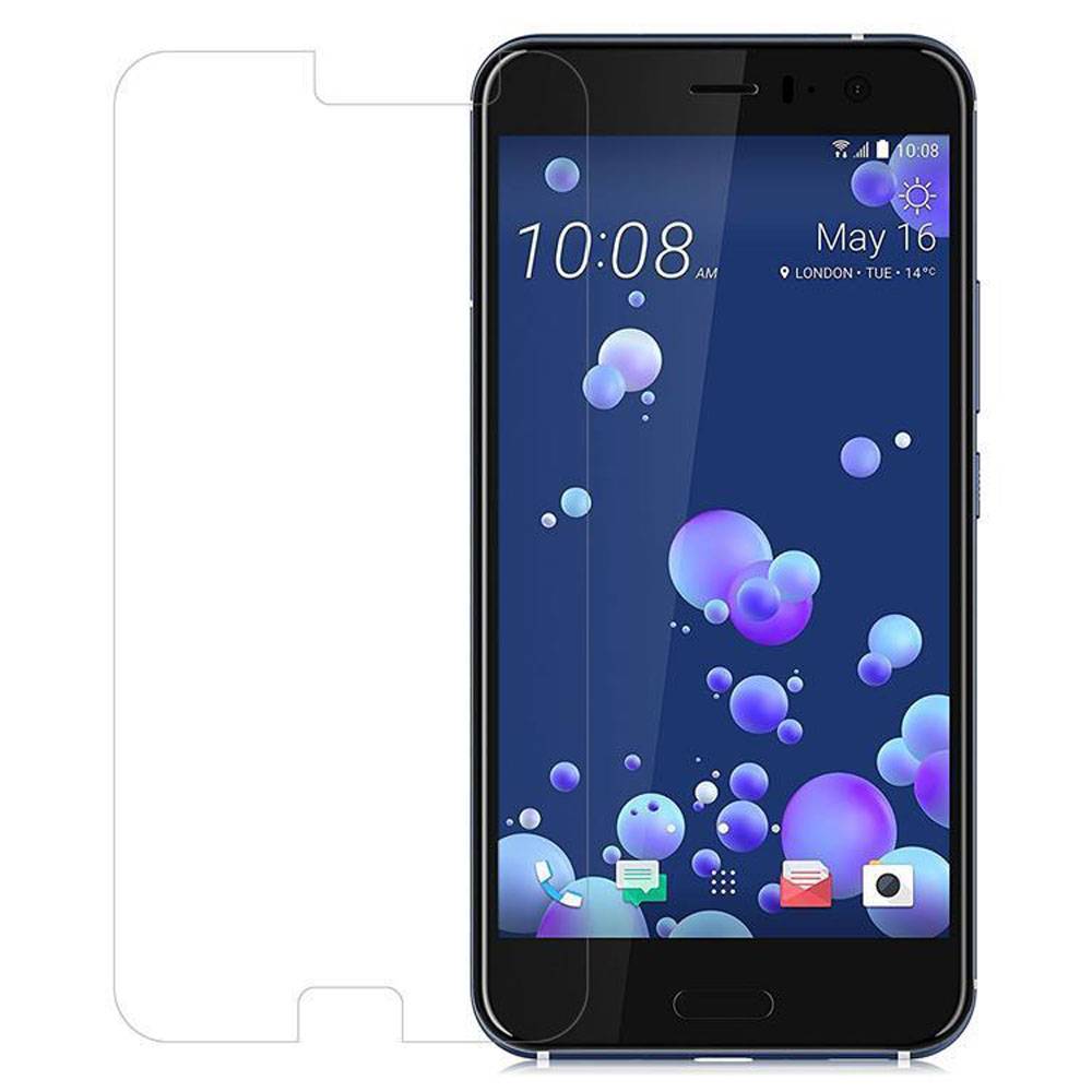 Cadorabo Panzer Folie für HTC OCEAN / U11 Schutzfolie in Transparent Gehärtetes Tempered Display-Schutzglas