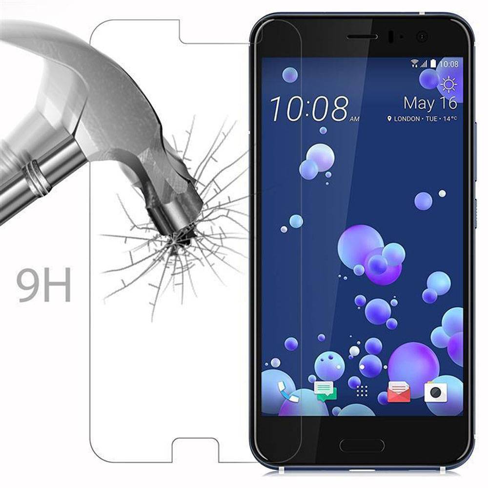 Cadorabo Panzer Folie für HTC OCEAN / U11 Schutzfolie in Transparent Gehärtetes Tempered Display-Schutzglas