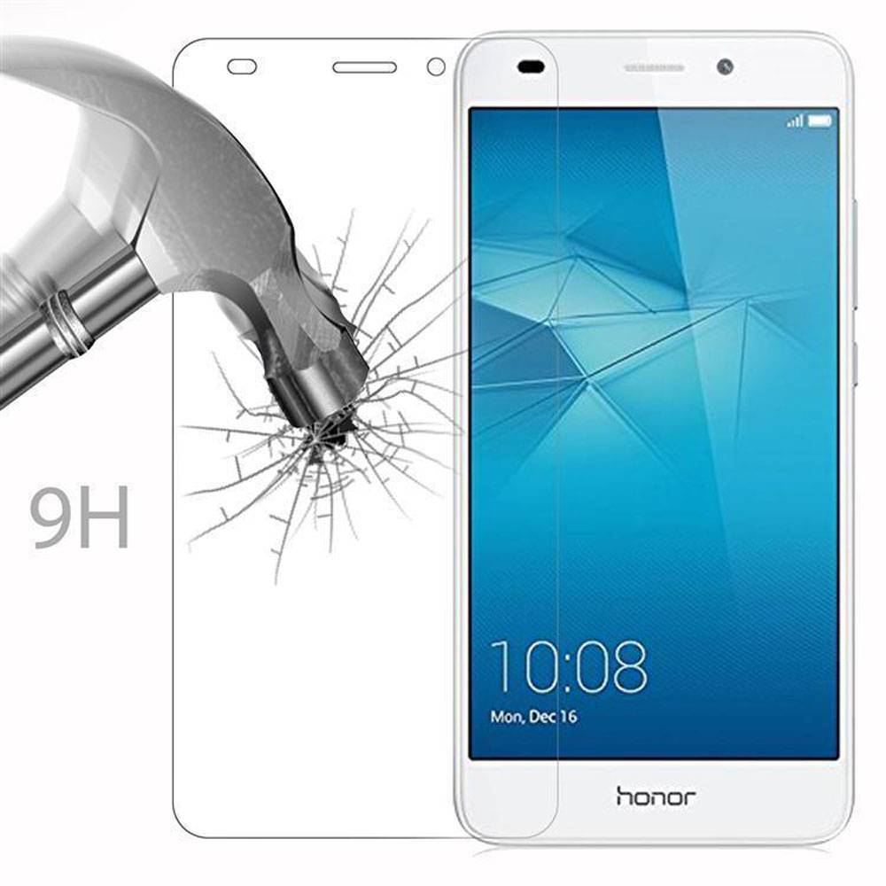 Cadorabo Panzer Folie für Honor 5C Schutzfolie in Transparent Gehärtetes Tempered Display-Schutzglas