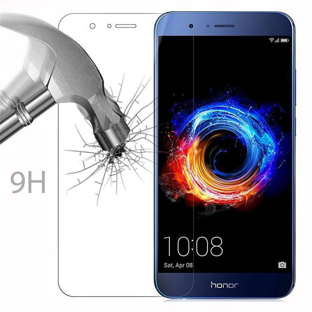 Cadorabo Panzer Folie für Honor 8 PRO Schutzfolie in Transparent Gehärtetes Tempered Display-Schutzglas