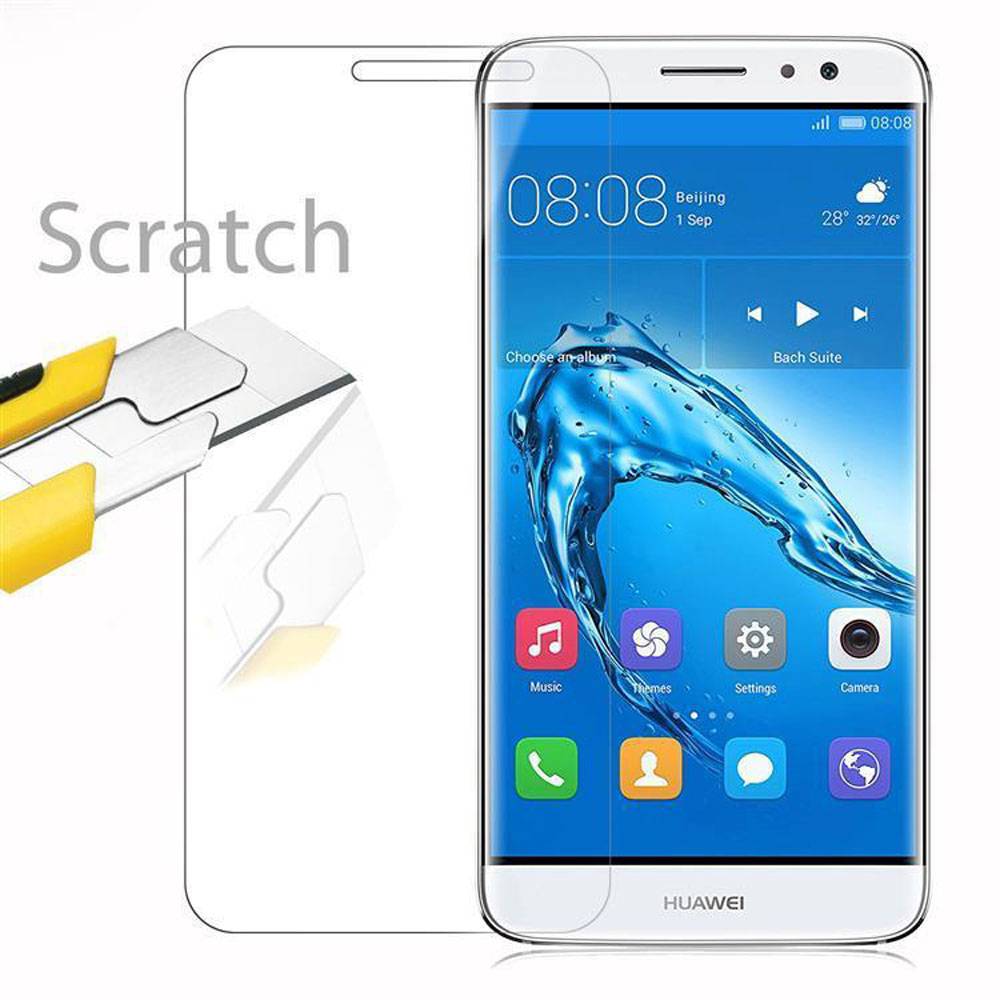 Cadorabo Panzer Folie für Huawei NOVA PLUS Schutzfolie in Transparent Gehärtetes Tempered Display-Schutzglas