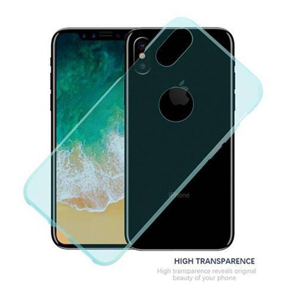 Cadorabo Hülle für Apple iPhone X / XS Schutz Hülle in Blau Schutzhülle TPU Silikon Cover Etui Case
