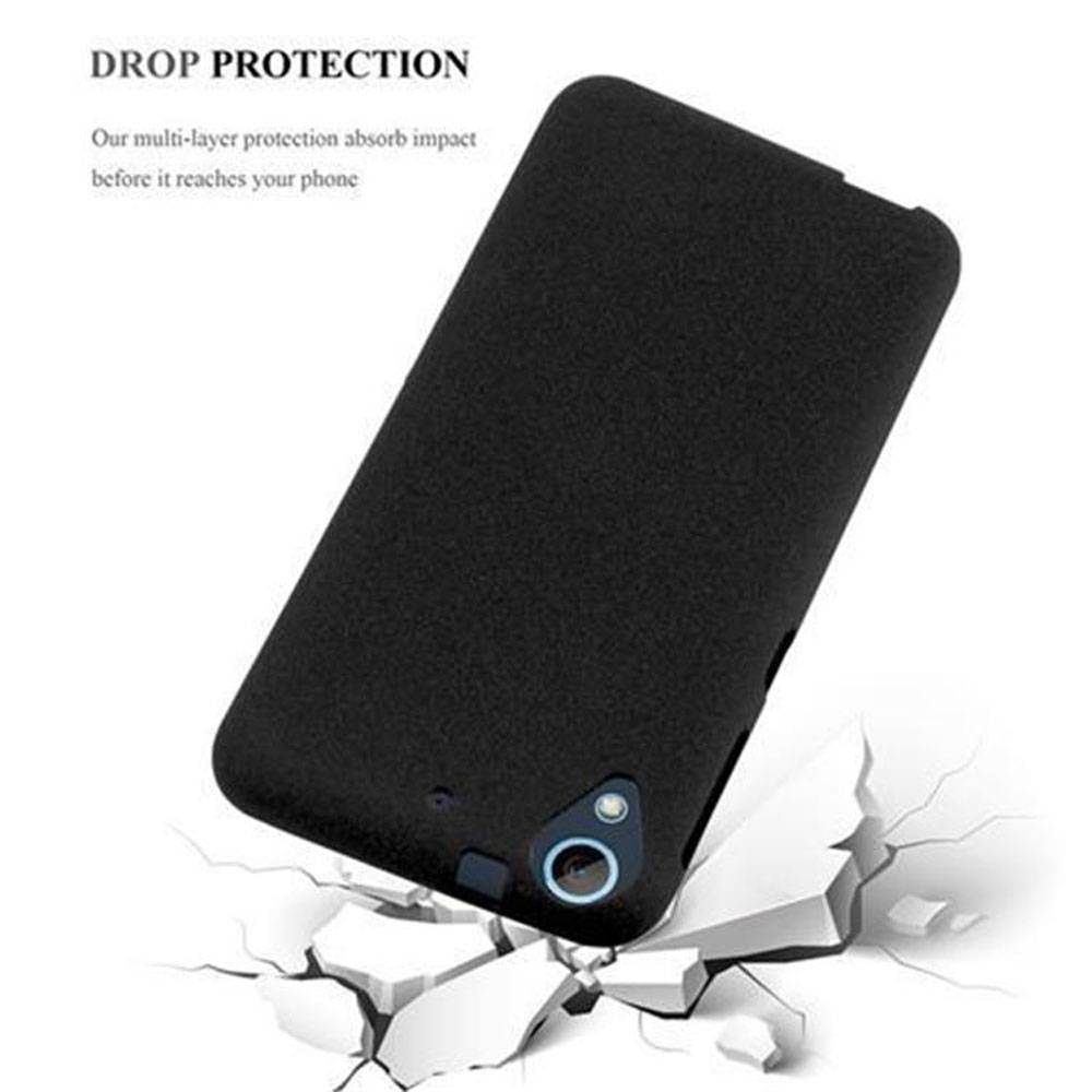 Cadorabo Schutzhülle für HTC Desire 626G Hülle in Schwarz Handyhülle TPU Etui Cover Case