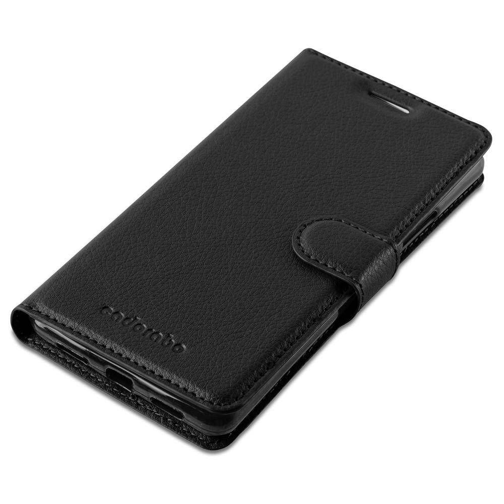 Cadorabo Hülle für Huawei P8 LITE 2017 / P9 LITE 2017 Schutz Hülle in Schwarz Handyhülle Etui Case Cover