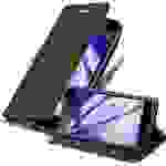 Cadorabo Hülle für HTC Desire 10 PRO Schutz Hülle in Schwarz Handyhülle Etui Case Cover Magnetverschluss