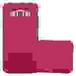 Cadorabo Schutzhülle für Samsung Galaxy A3 2015 Hülle in Rot Etui Hard Case Handyhülle Cover