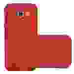Cadorabo Schutzhülle für Samsung Galaxy A3 2017 Hülle in Rot Etui Hard Case Handyhülle Cover