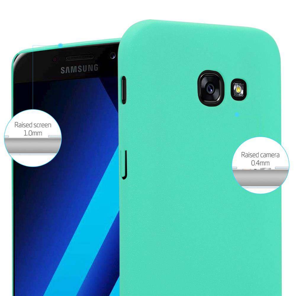 Cadorabo Schutzhülle für Samsung Galaxy A5 2017 Hülle in Grün Etui Hard Case Handyhülle Cover