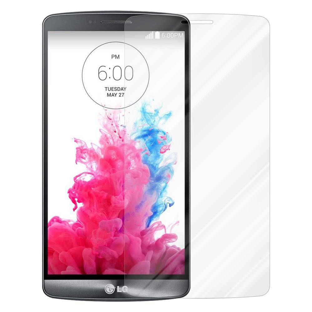 Cadorabo Panzer Folie für LG G3 Schutzfolie in Transparent Gehärtetes Tempered Display-Schutzglas
