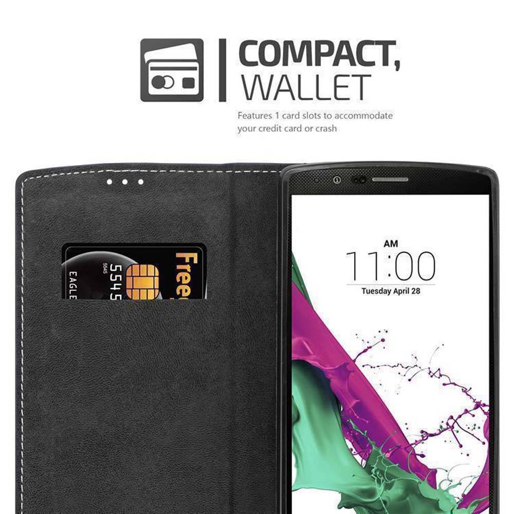 Cadorabo Hülle für LG G4 / G4 PLUS Schutzhülle in Rosa SHandyhülle Book Case Etui Kunstleder