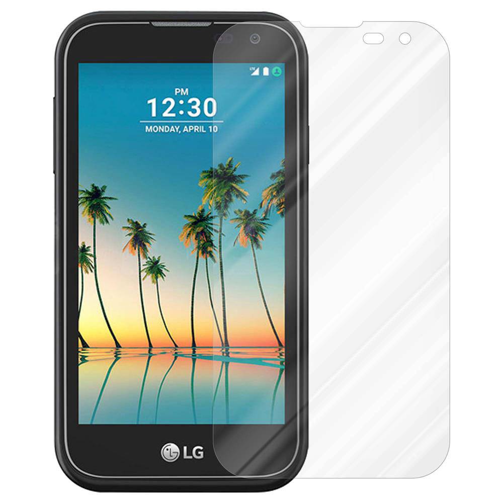Cadorabo Panzer Folie für LG K3 2017 Schutzfolie in Transparent Gehärtetes Tempered Display-Schutzglas