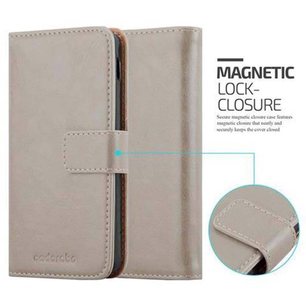 Cadorabo Hülle für LG Google NEXUS 5 Schutzhülle in Braun Handyhülle Book Tasche Case Etui Luxury