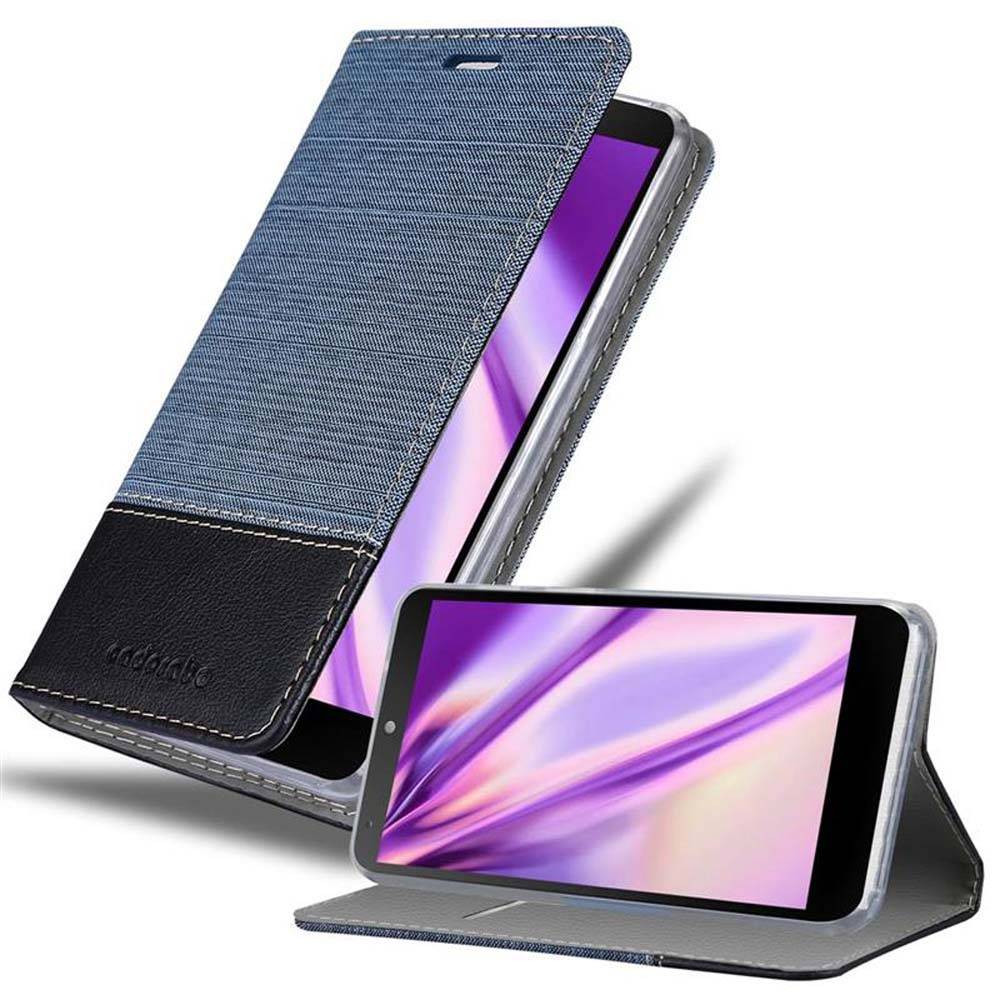 Cadorabo Hülle für LG Google NEXUS 5 Schutzhülle in Blau Handy Hülle Etui Book Case Cover