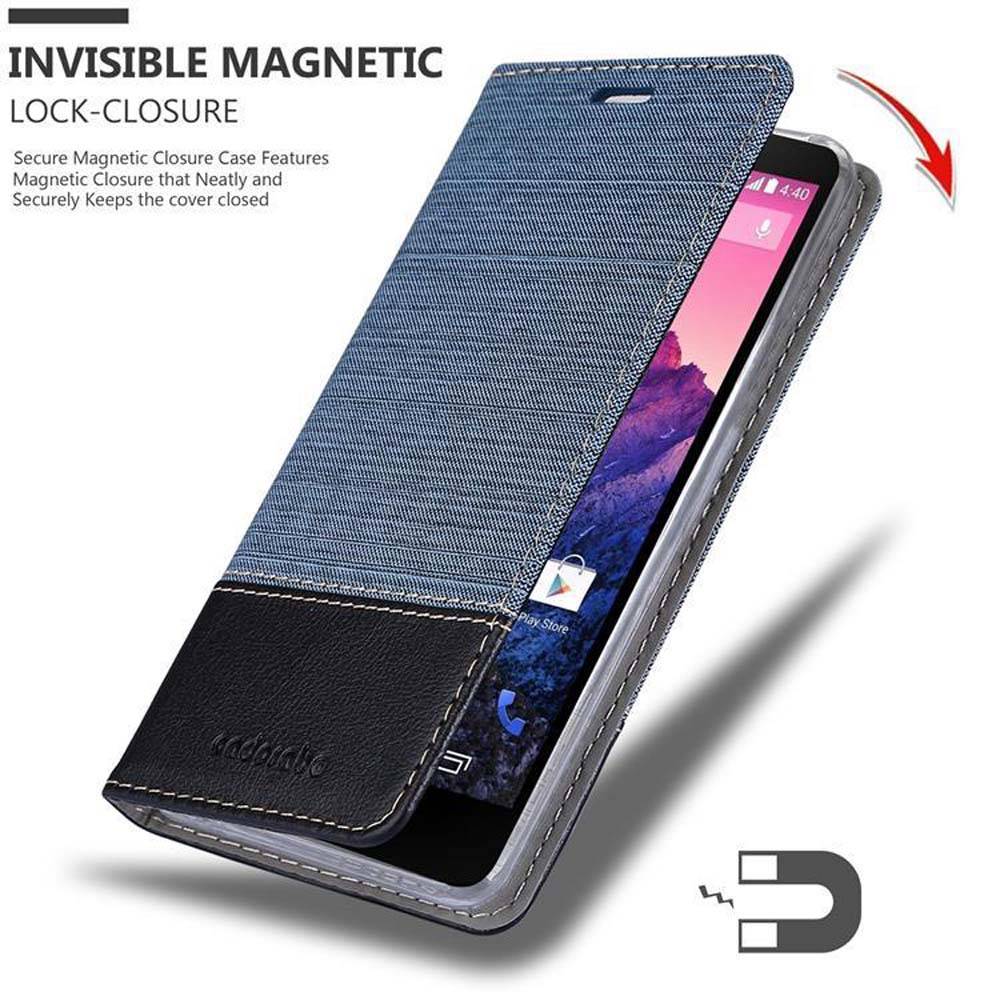 Cadorabo Hülle für LG Google NEXUS 5 Schutzhülle in Blau Handy Hülle Etui Book Case Cover