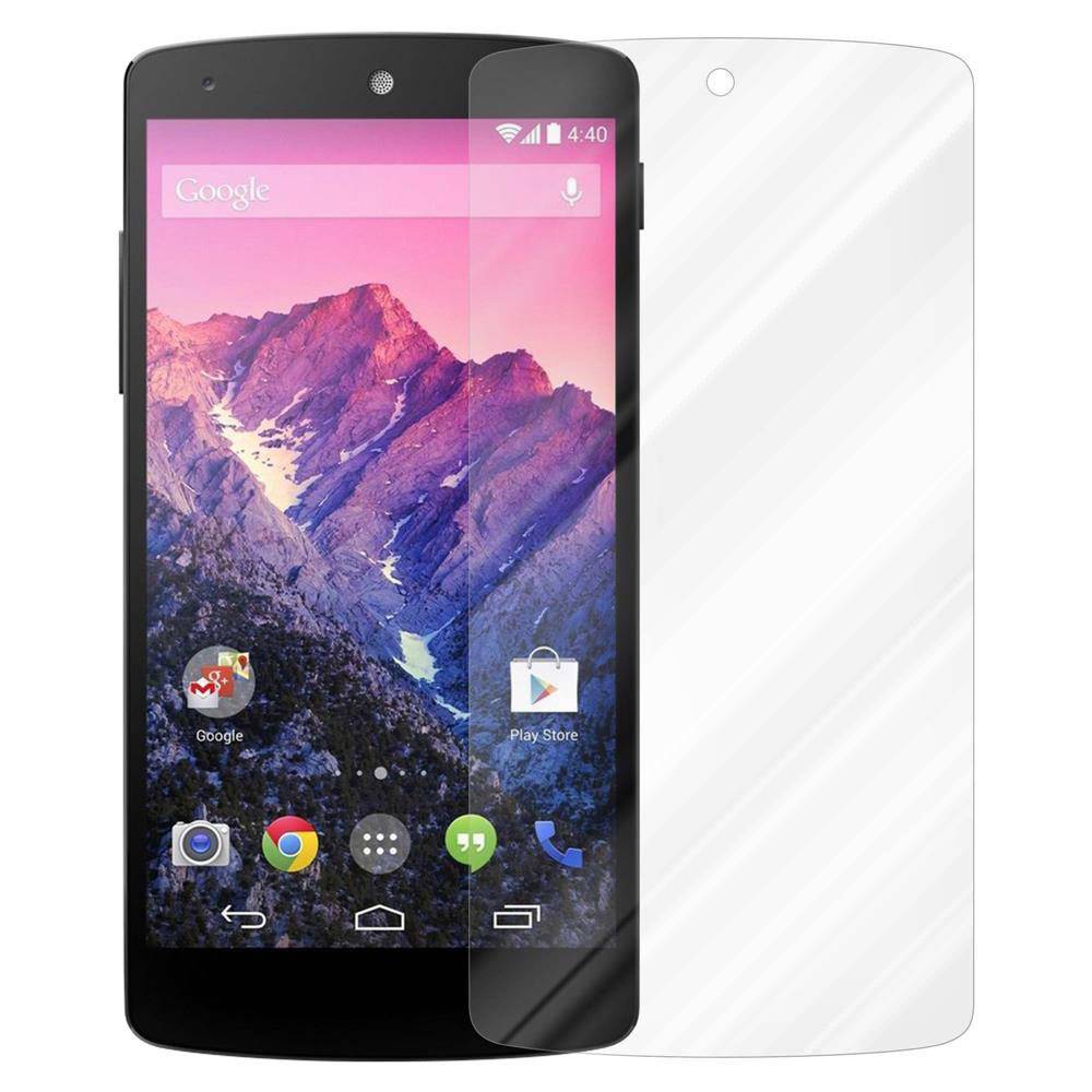 Cadorabo Panzer Folie für LG NEXUS 5 Schutzfolie in Transparent Gehärtetes Tempered Display-Schutzglas