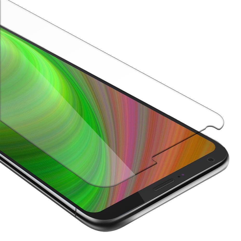 Cadorabo Panzer Folie für LG Q6 Schutzfolie in Transparent Gehärtetes Tempered Display-Schutzglas