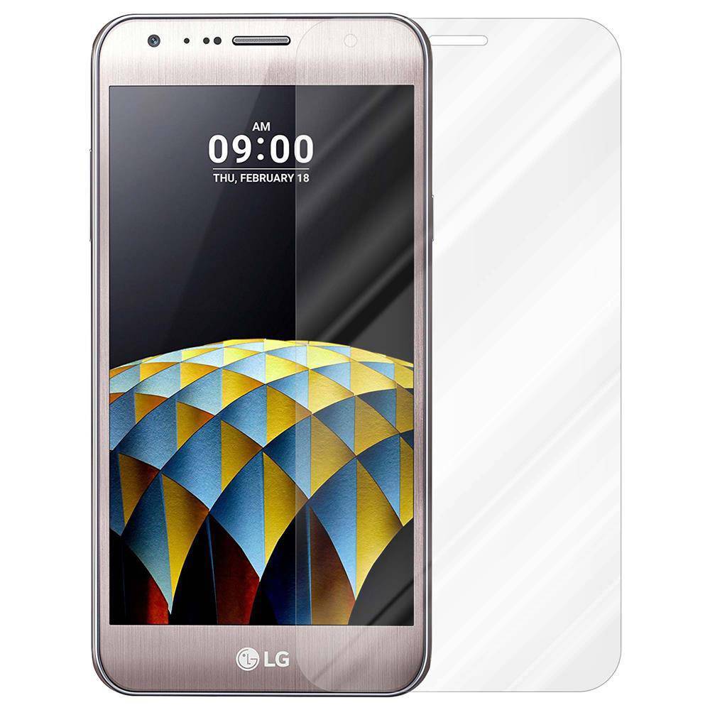Cadorabo Panzer Folie für LG X CAM Schutzfolie in Transparent Gehärtetes Tempered Display-Schutzglas