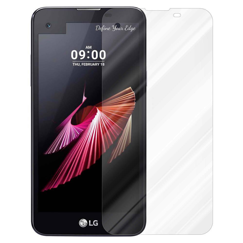 Cadorabo Panzer Folie für LG X SCREEN Schutzfolie in Transparent Gehärtetes Tempered Display-Schutzglas