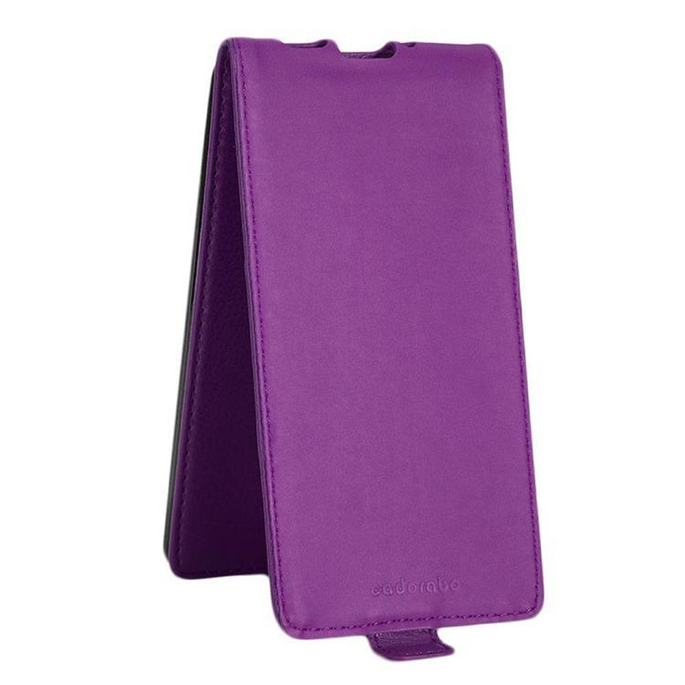 Cadorabo Hülle für Nokia 3 2017 Schutzhülle in Lila Flip Handyhülle Case Cover Etui Kunstleder