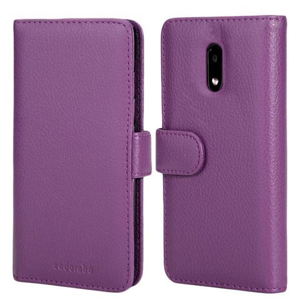 Cadorabo Hülle für Nokia 3 2017 in Lila Backcover Handy Schutz Hülle Book Case Booklet Kartenfächer