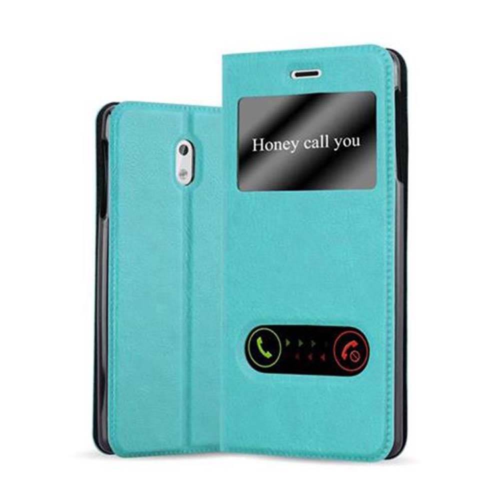 Cadorabo Schutzhülle für Nokia 3 2017 Hülle in Türkis Handyhülle Book Case Cover Etui