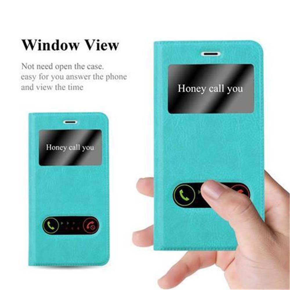 Cadorabo Schutzhülle für Nokia 3 2017 Hülle in Türkis Handyhülle Book Case Cover Etui